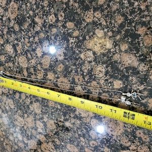 Sterling Silver Birthstone Boy & Girl Charm Chain & Pendant